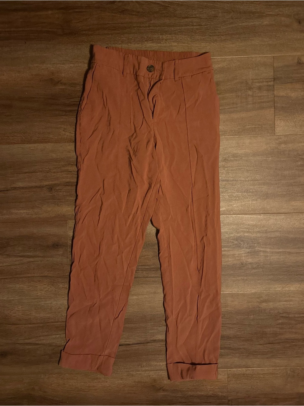 Terracotta Tapered Trousers